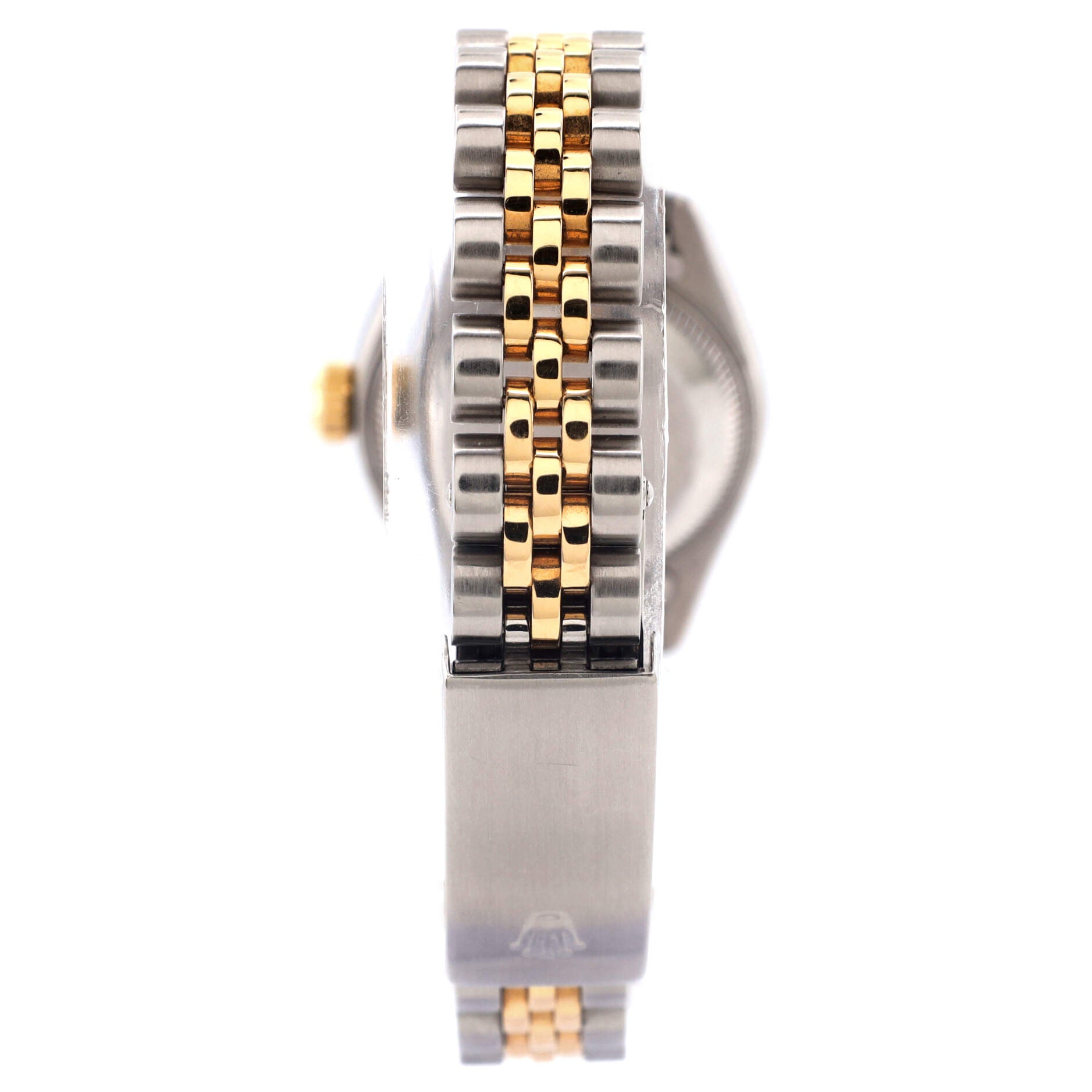 Oyster Perpetual Datejust Automatic Watch Stainless Steel and Yellow Gold with Diamond Markers 26