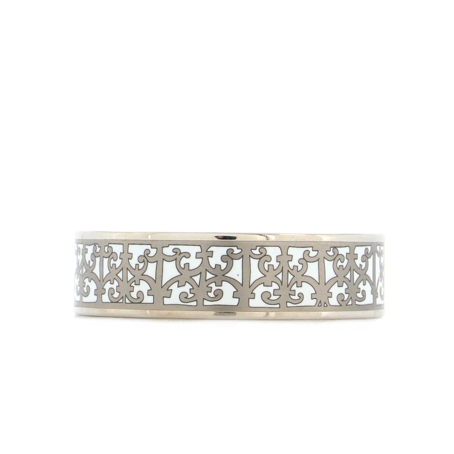 Bangle Bracelet Printed Enamel Wide