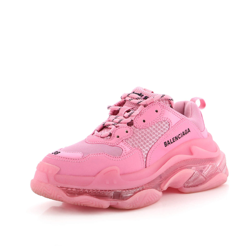 Women's Triple S Sneakers Fabric and Mesh with Leather