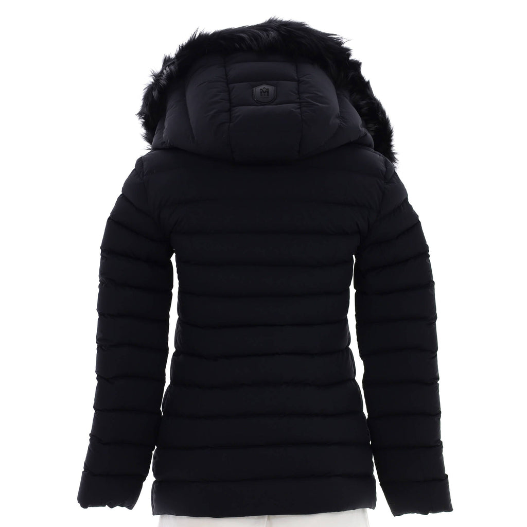 Women's Kadalina Puffer Jacket Quilted Nylon Blend with Down and Fur