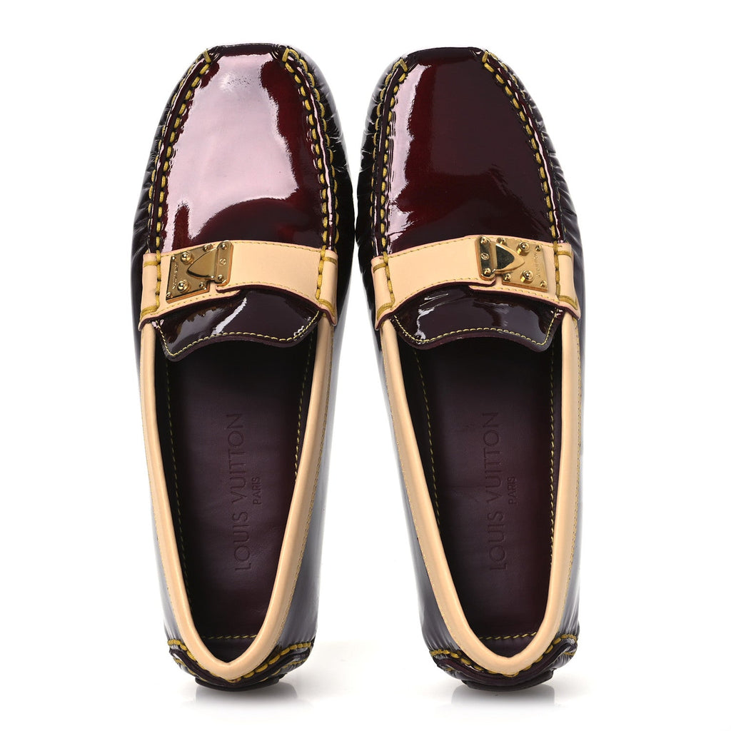 Vernis Zen Driving Loafers 36 Amarante