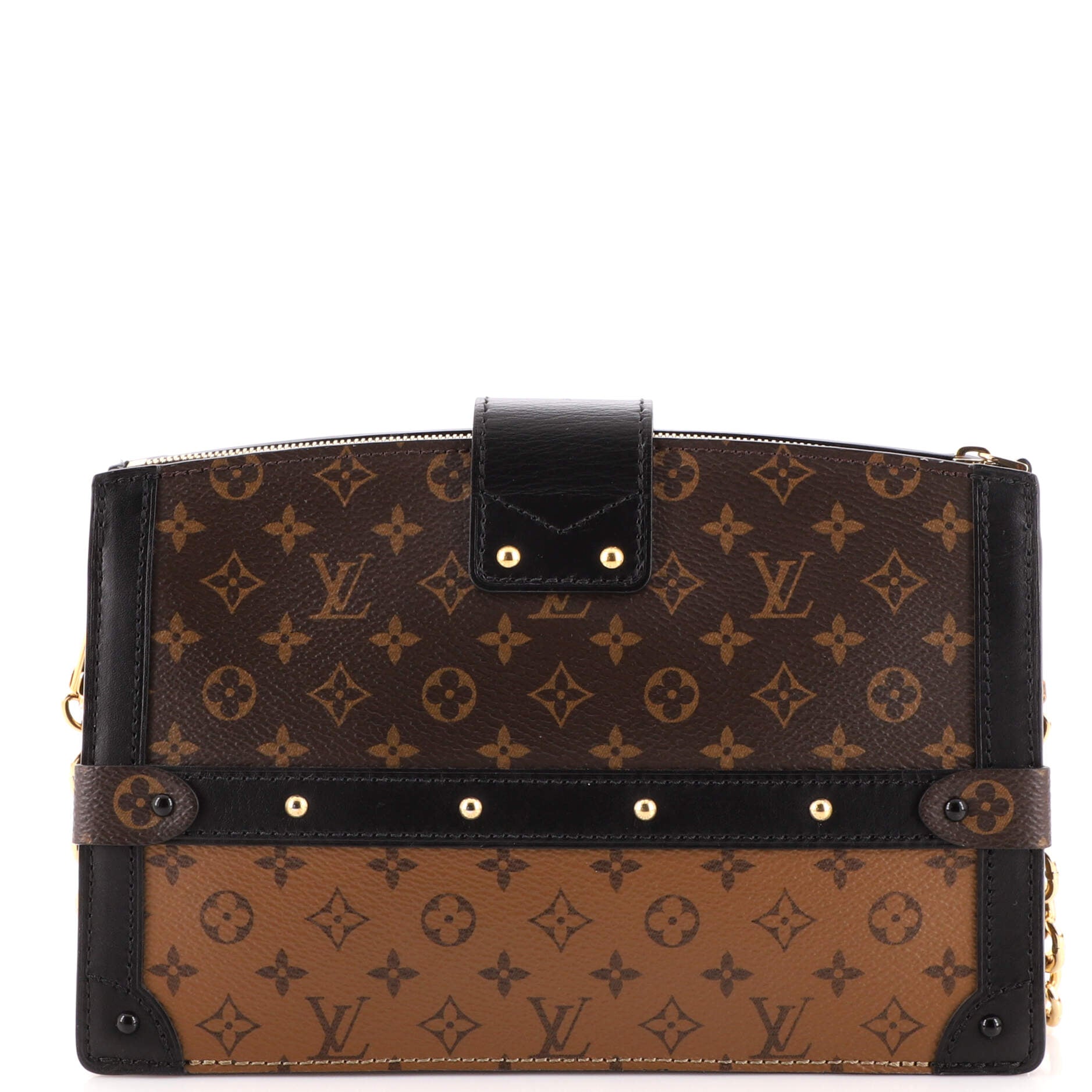 Trunk Clutch Reverse Monogram Canvas