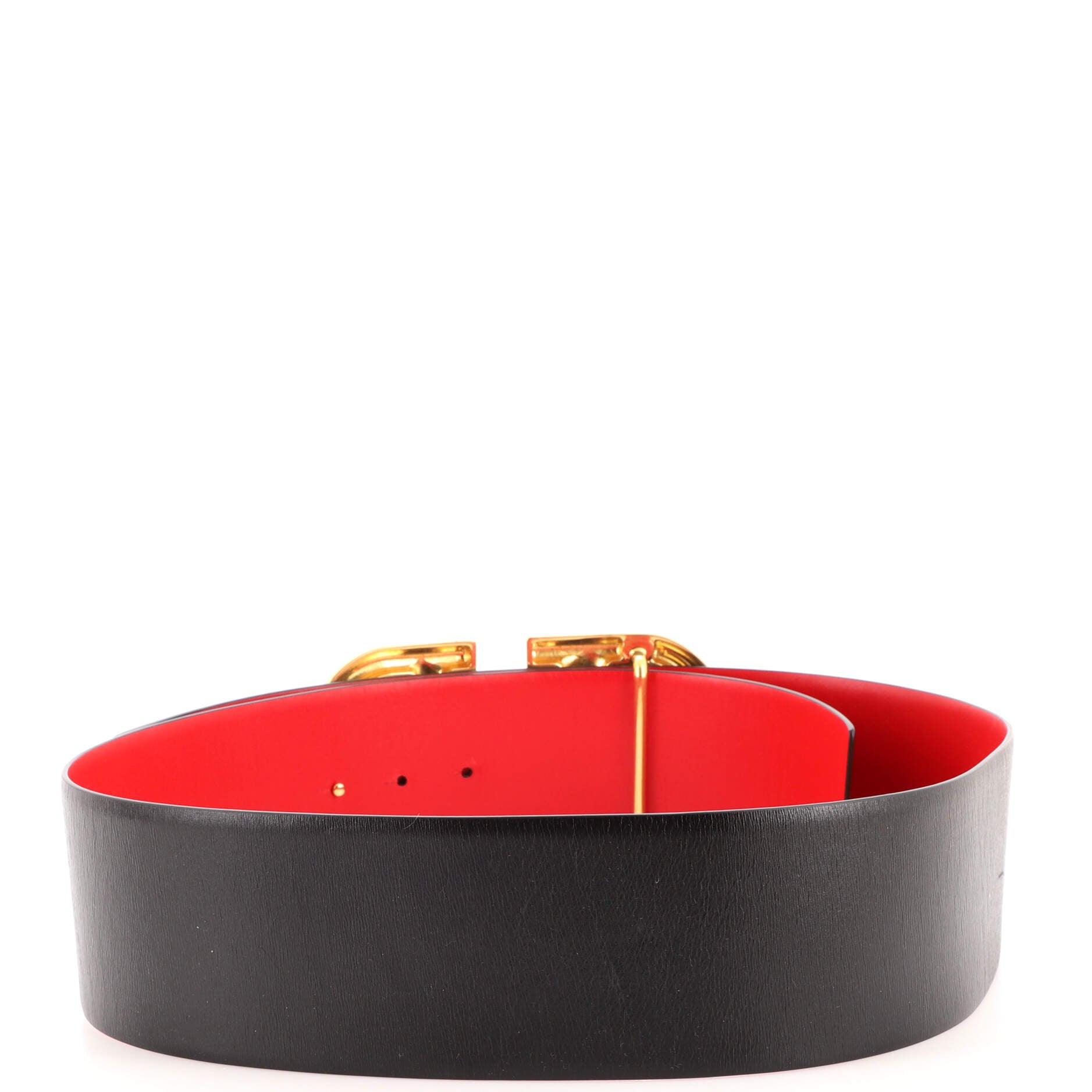 VLogo Belt Leather Extra Wide 90