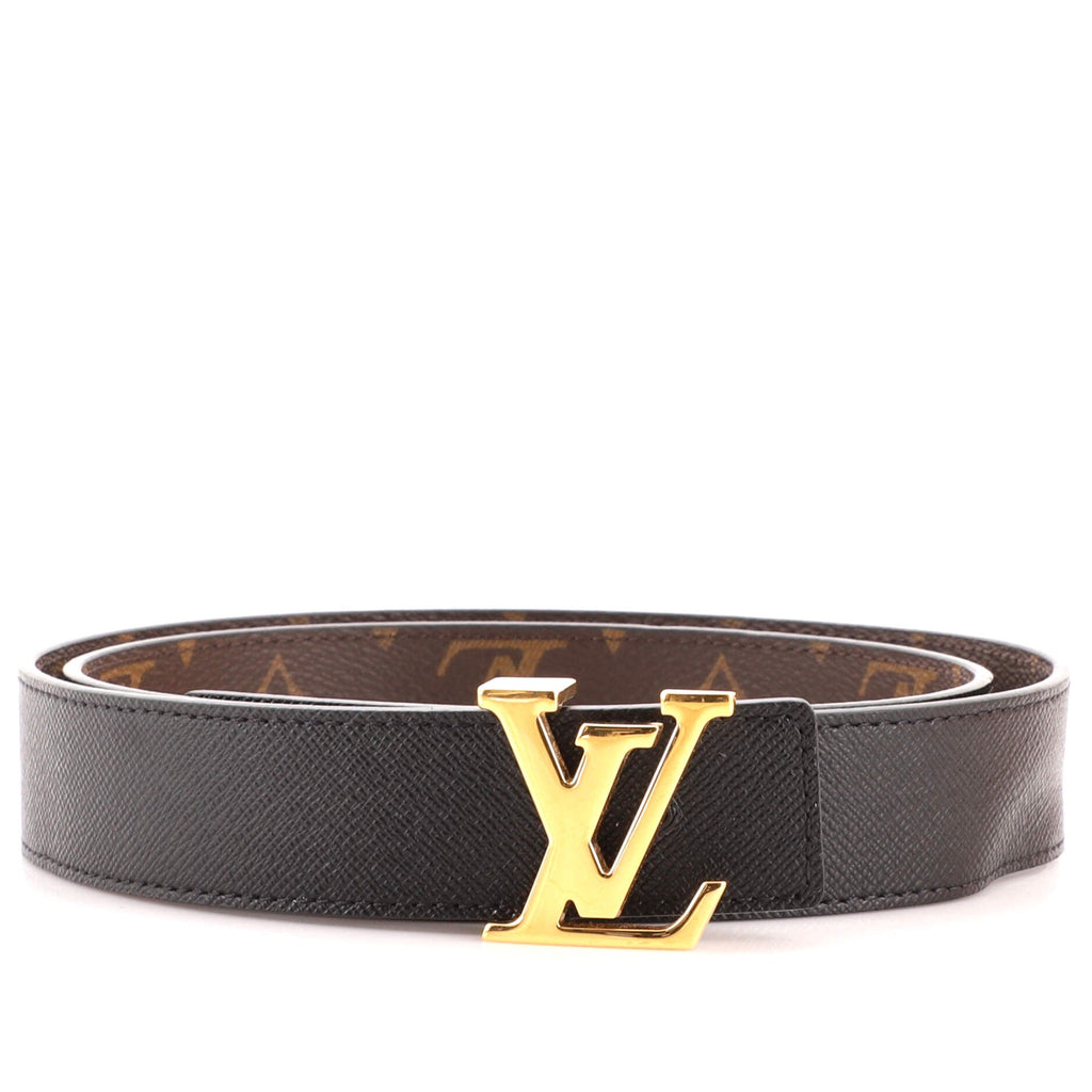 LV Initiales Reversible Belt Monogram Canvas and Leather Wide 85