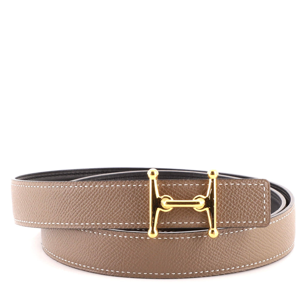 Mors H Reversible Belt Leather Thin 80