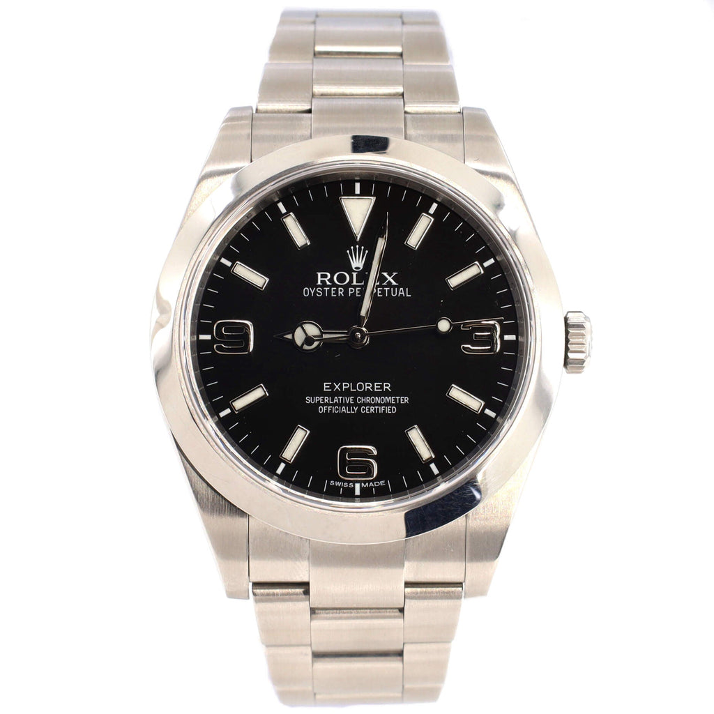 Oyster Perpetual Explorer Automatic Watch Stainless Steel 39