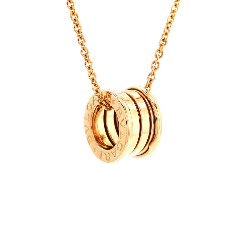 B.Zero1 Pendant Necklace 18K Yellow Gold Small