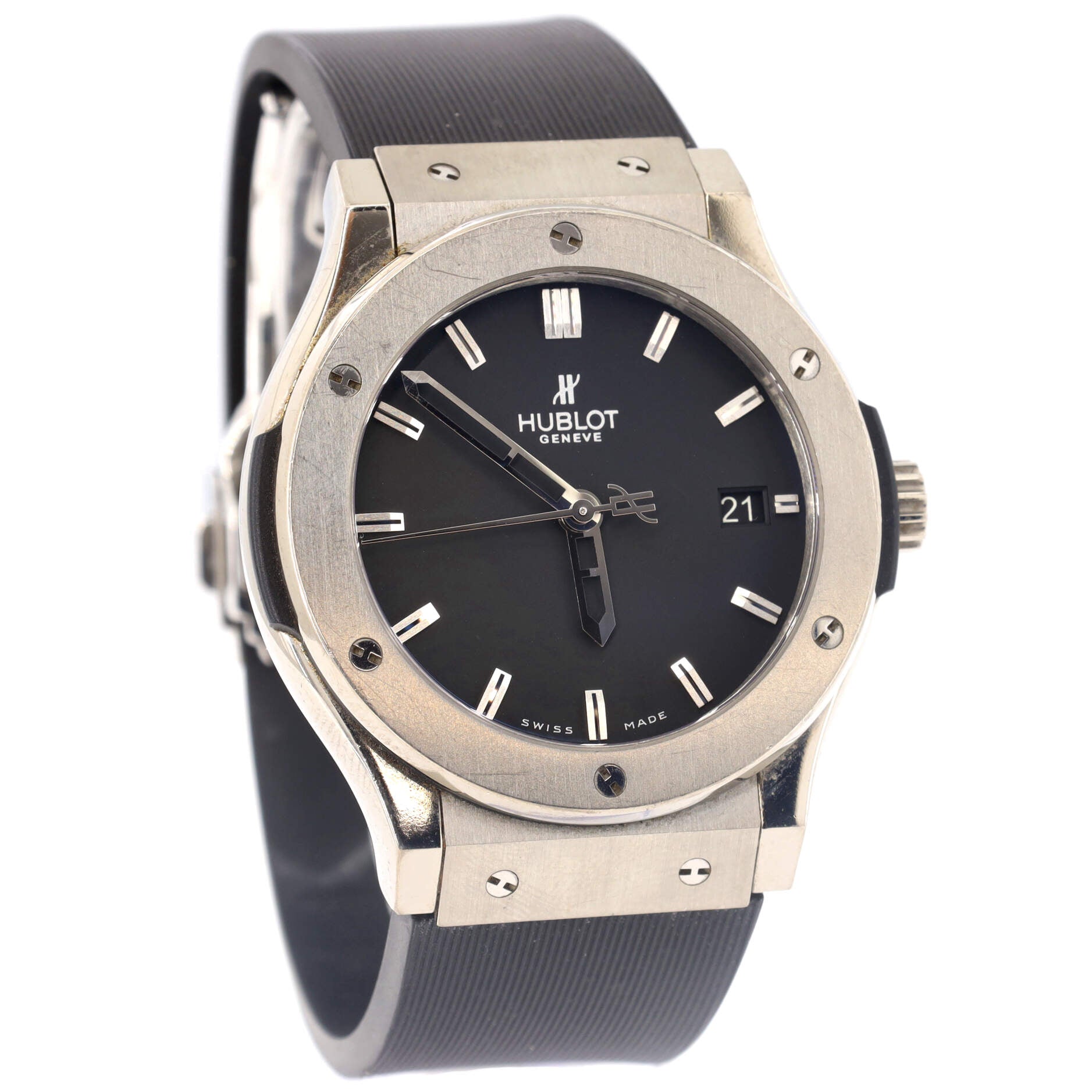 Classic Fusion Automatic Watch Titanium and Rubber 45