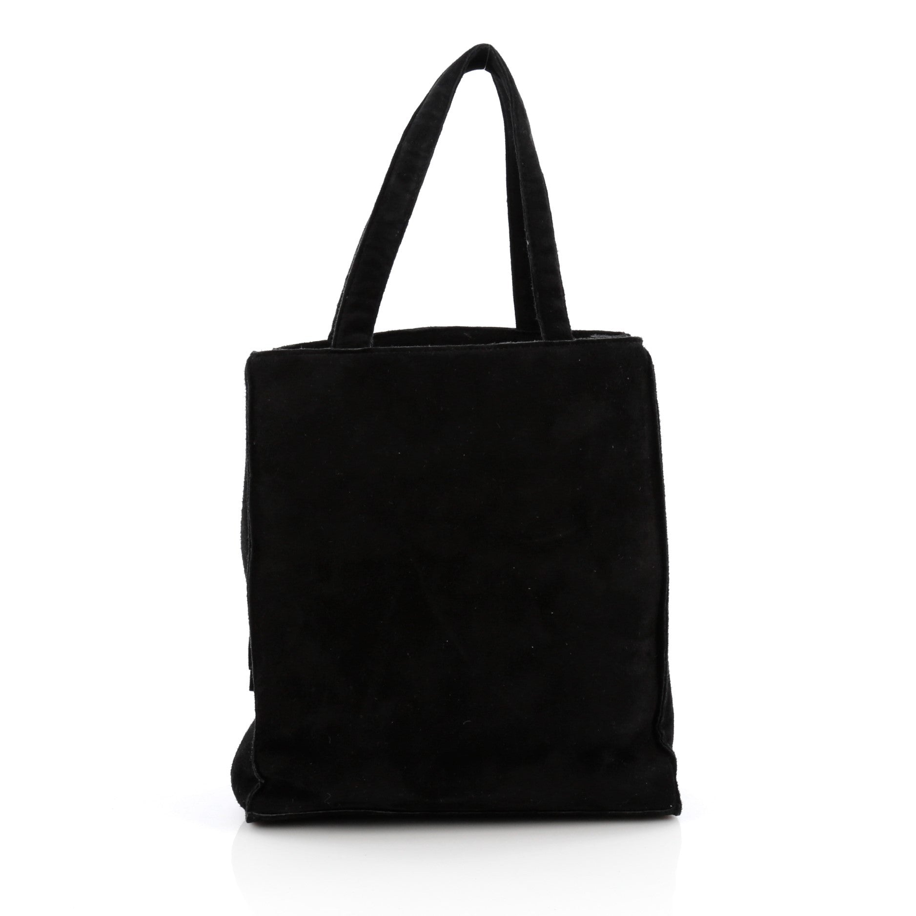 Vintage Fringe Tote Suede Mini