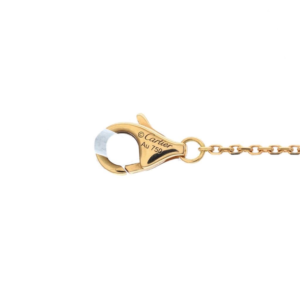 C de Cartier Necklace 18K Yellow Gold with Diamond 0.55CT