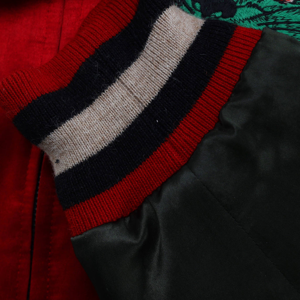 Men's Reversible Quilted Bomber Jacket Acetate