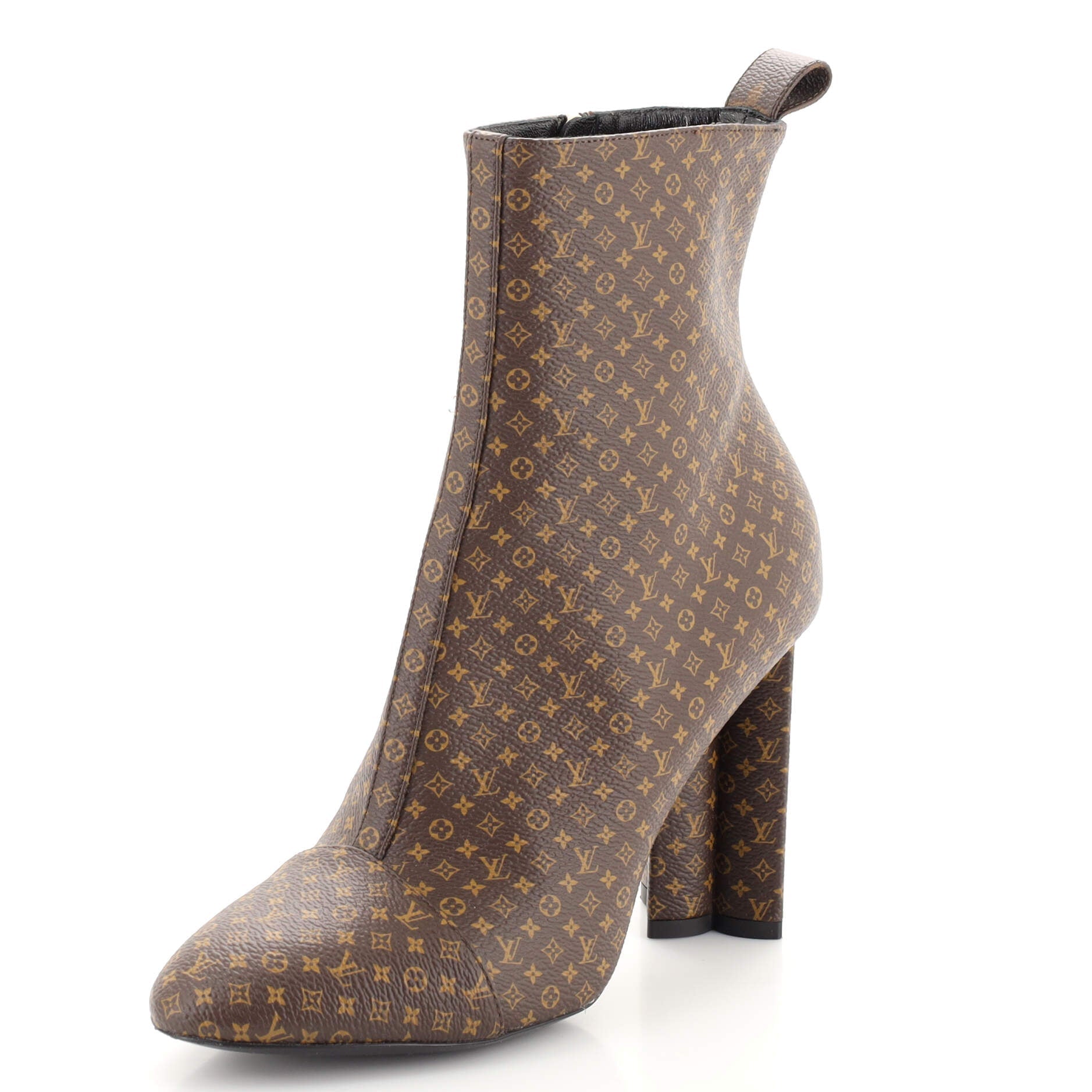 Women's Silhouette Ankle Boots Nano Monogram Canvas