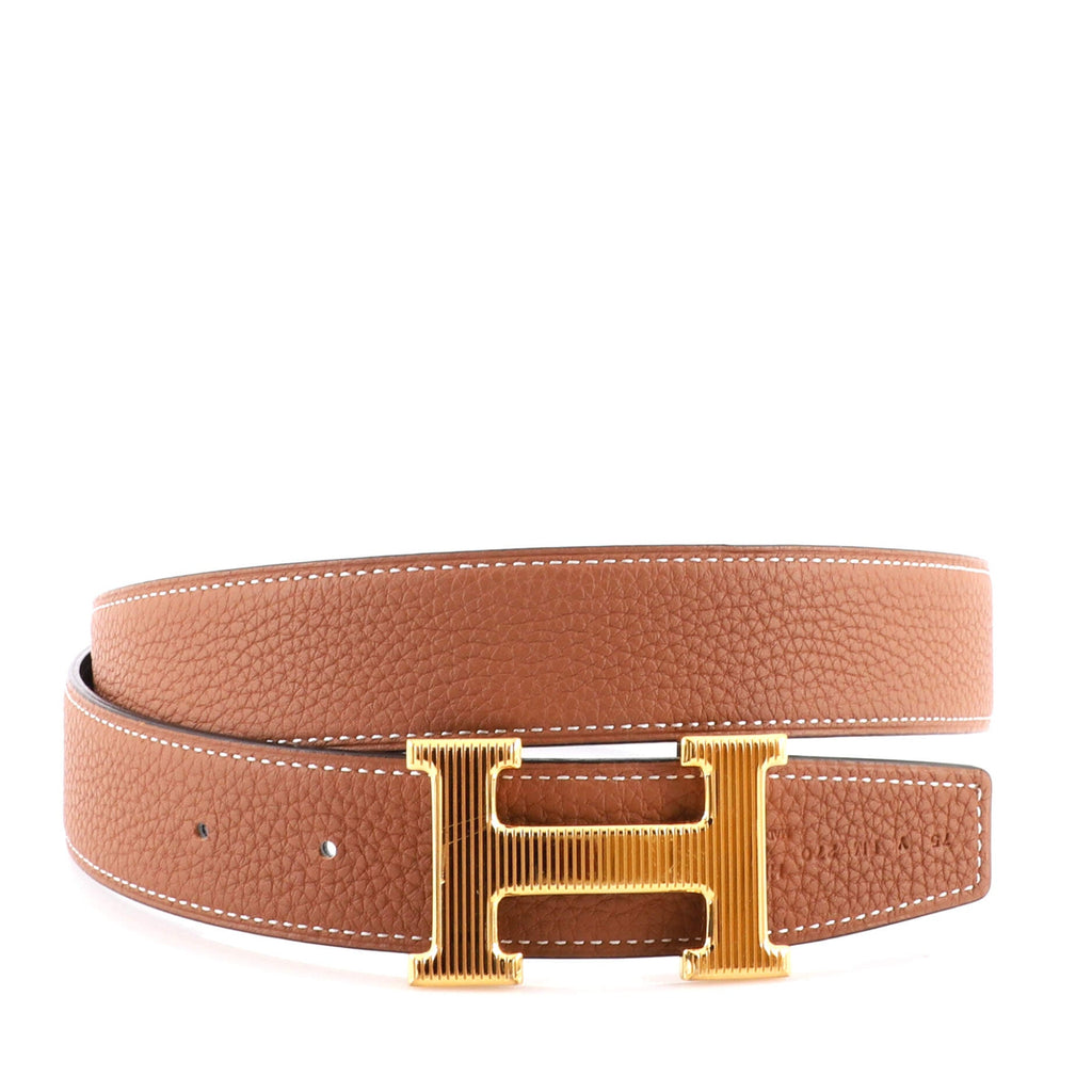 Constance Reversible Belt Leather Medium 75