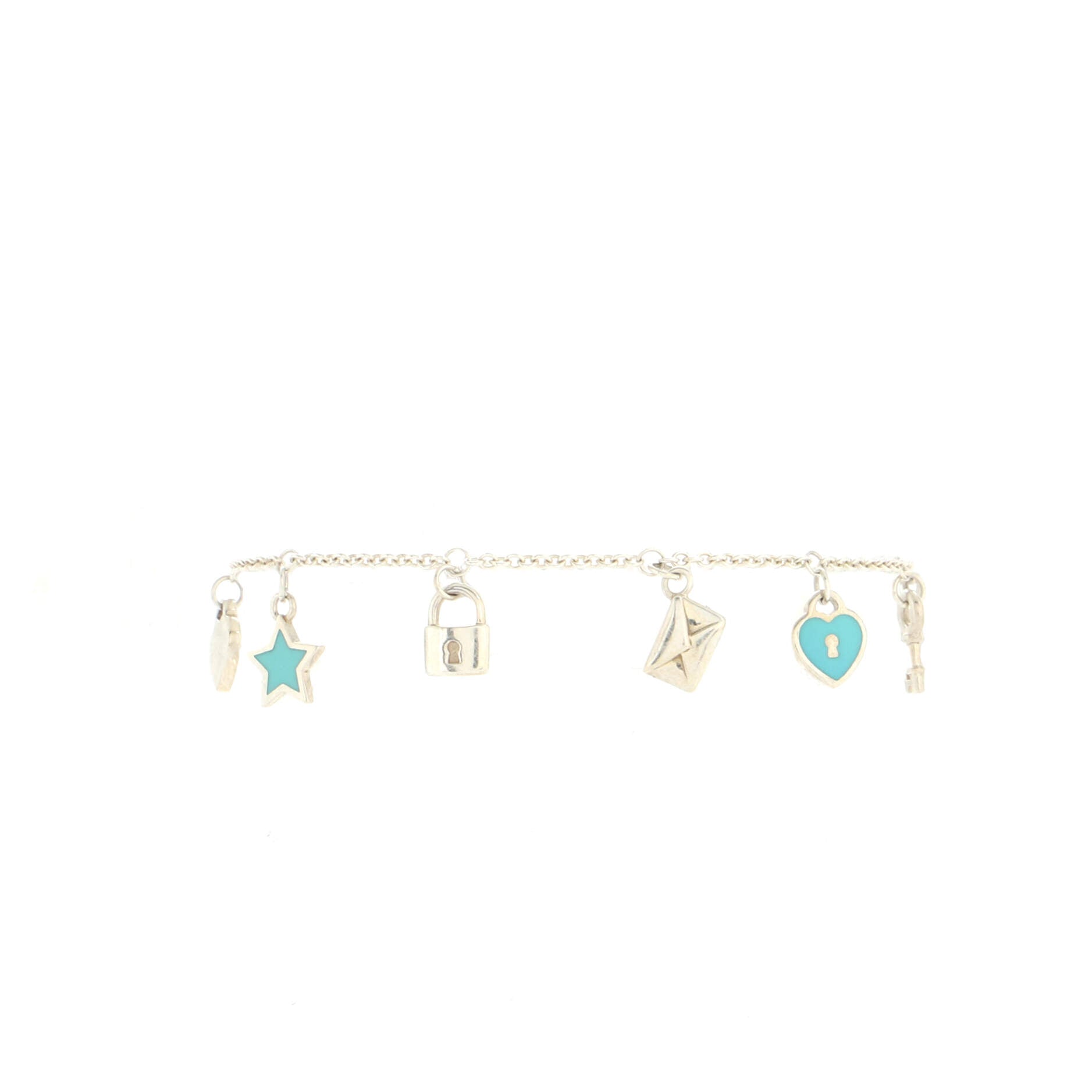 Love Notes Charm Bracelet Sterling Silver with Enamel