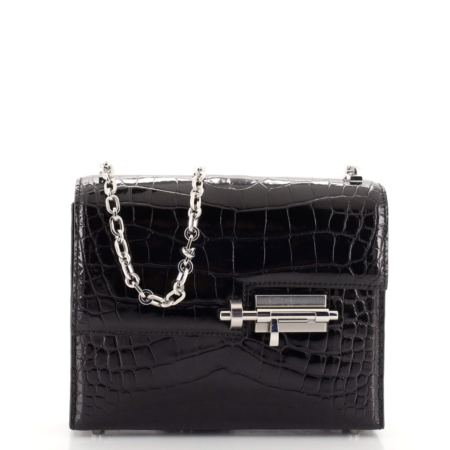 Verrou Chaine Bag Alligator Mini