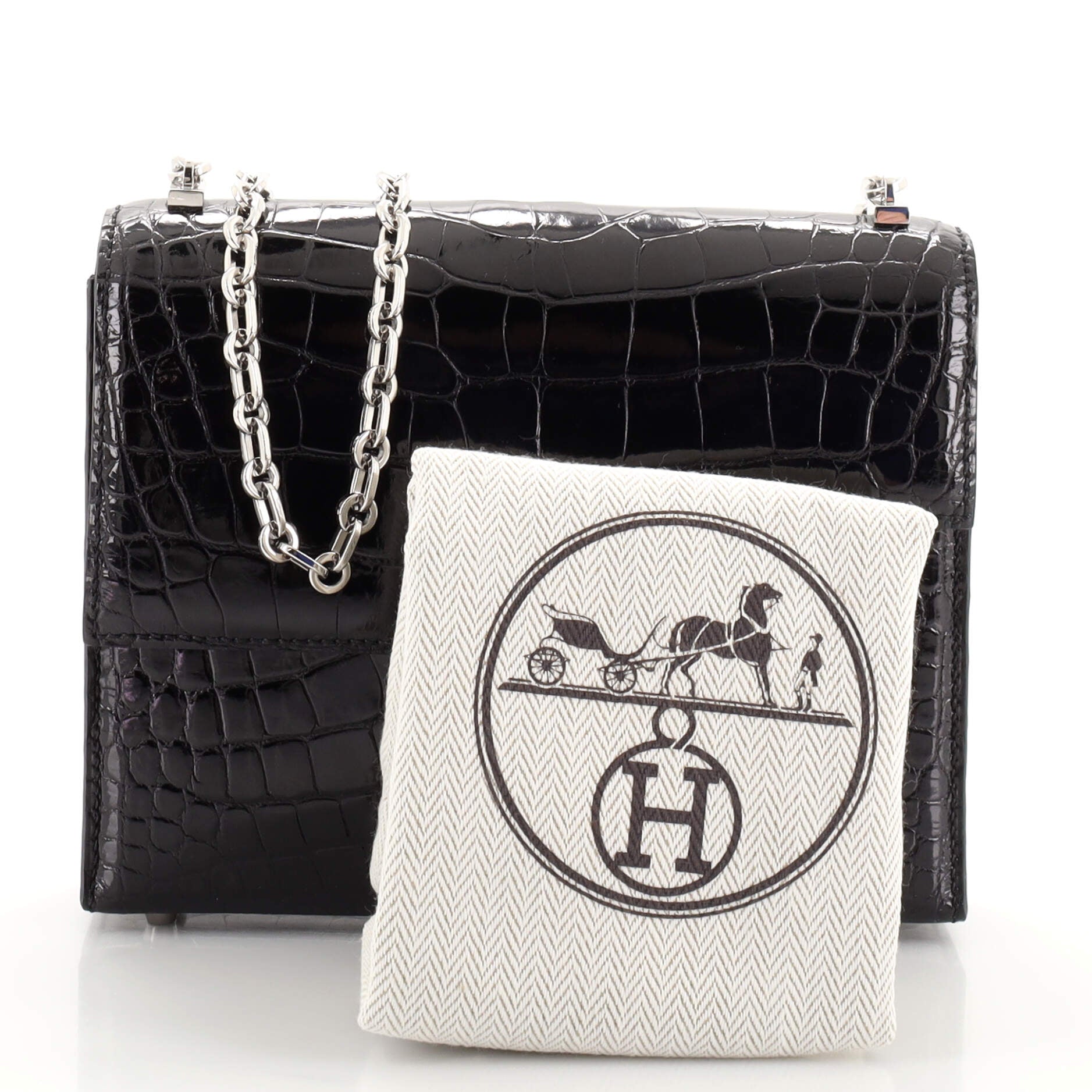 Verrou Chaine Bag Alligator Mini
