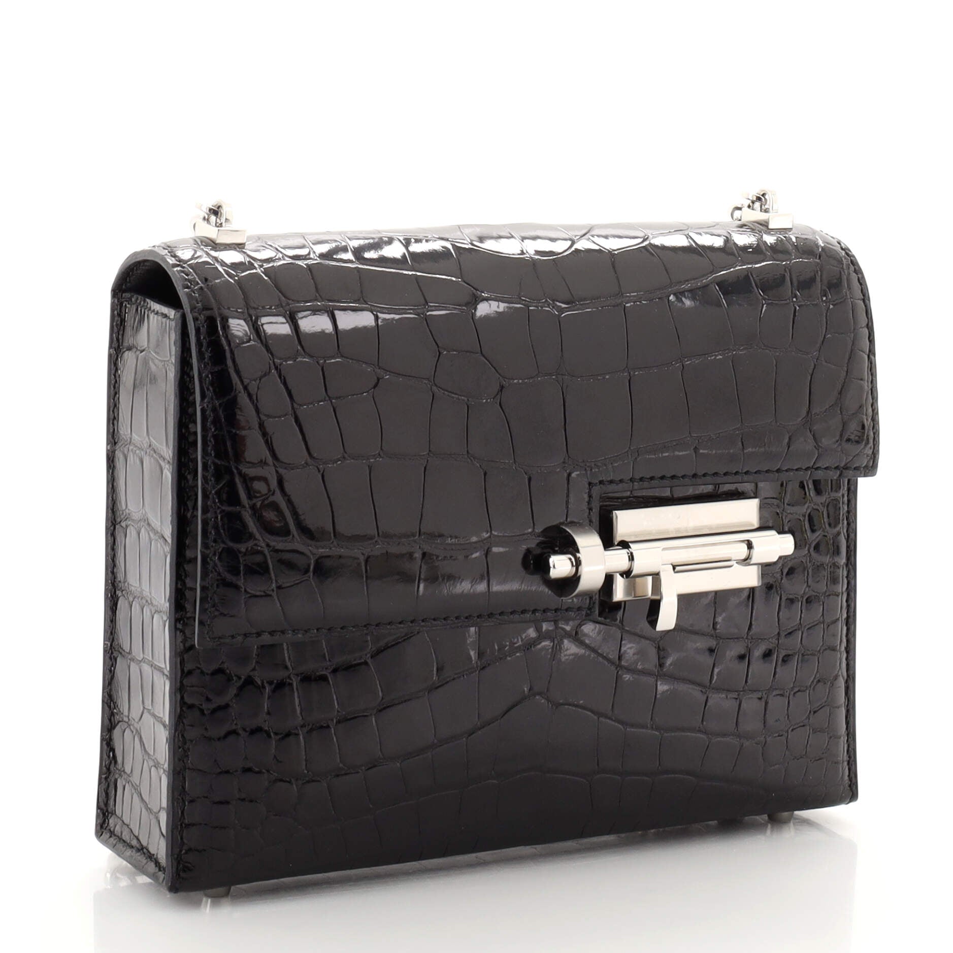 Verrou Chaine Bag Alligator Mini