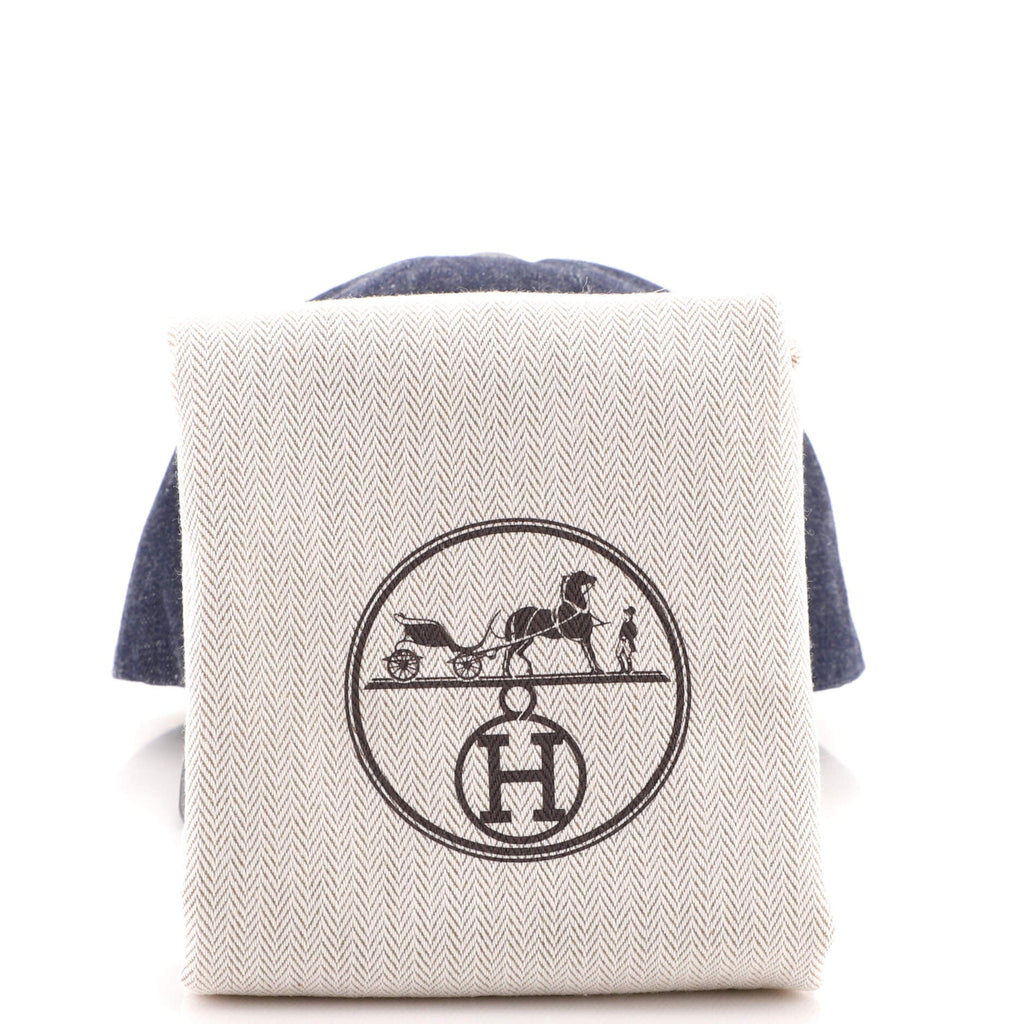 Sevres Baseball Cap Denim and Leather Large