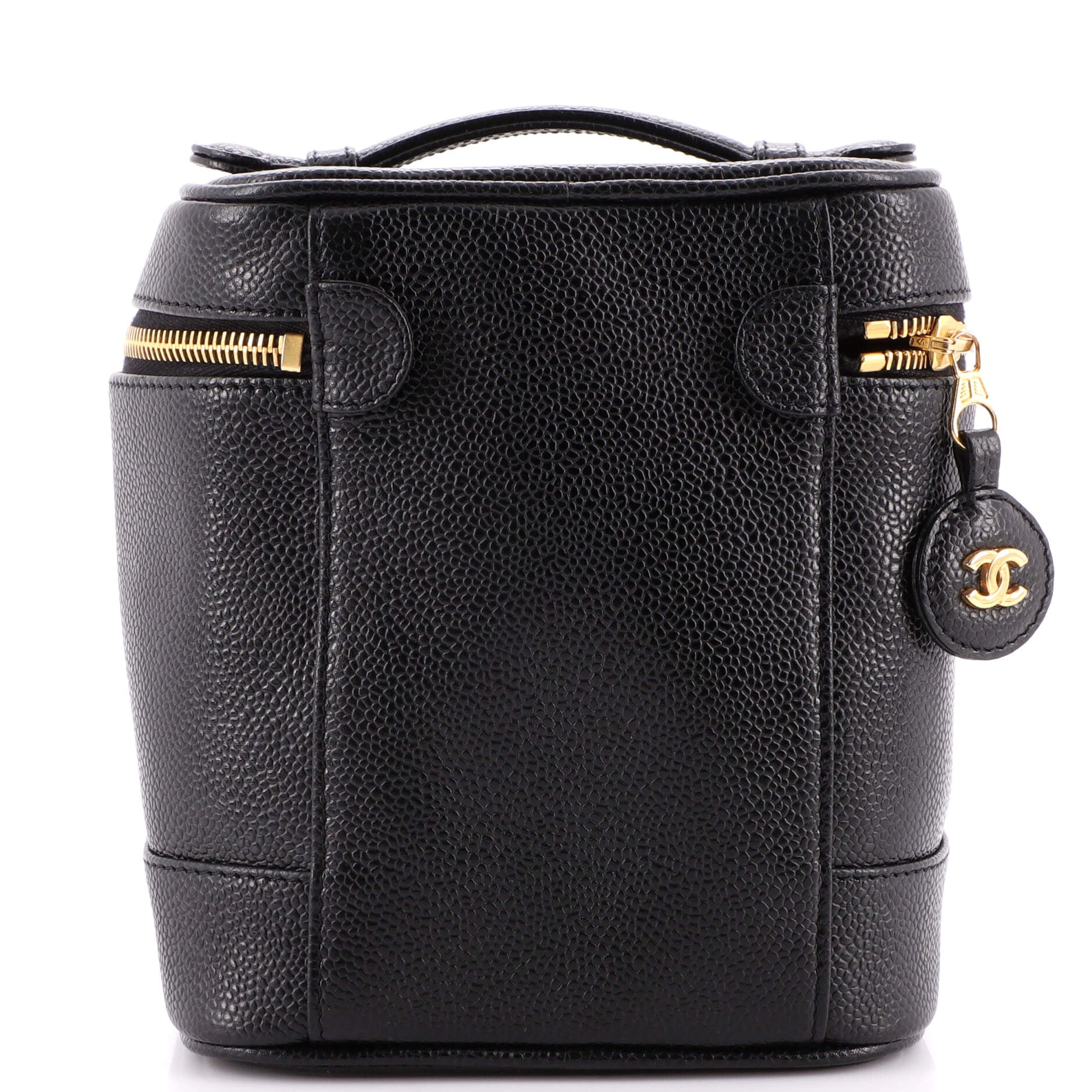 Vintage Timeless Cosmetic Case Caviar Tall