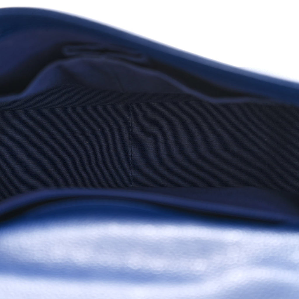 Caviar Large Carry Around Flap Bag Blue
