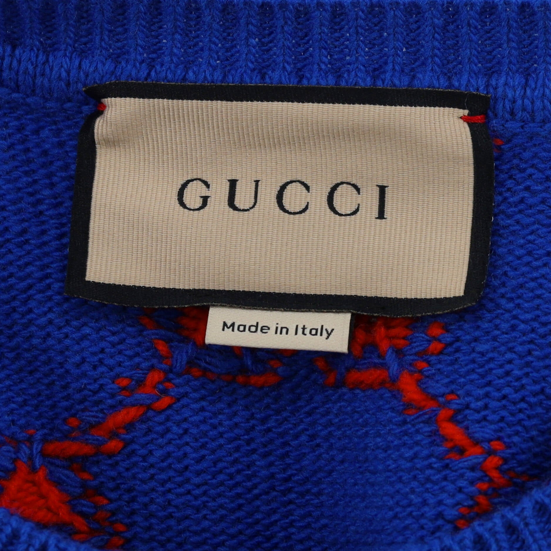 Men’s GG Intarsia Sweater Wool