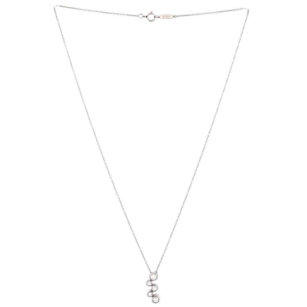 Bubbles Pendant Necklace Platinum and Diamonds