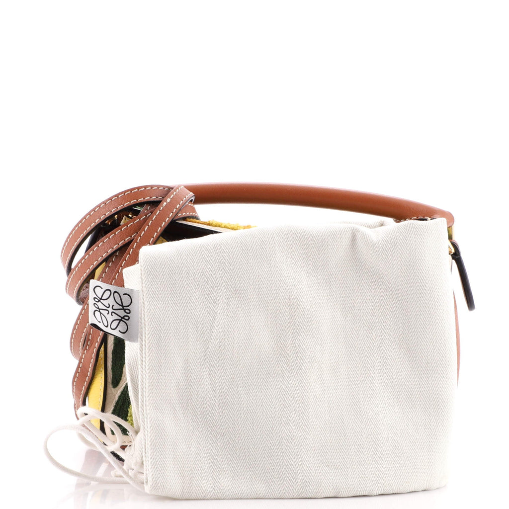 Puzzle Bag Embroidered Leather Mini
