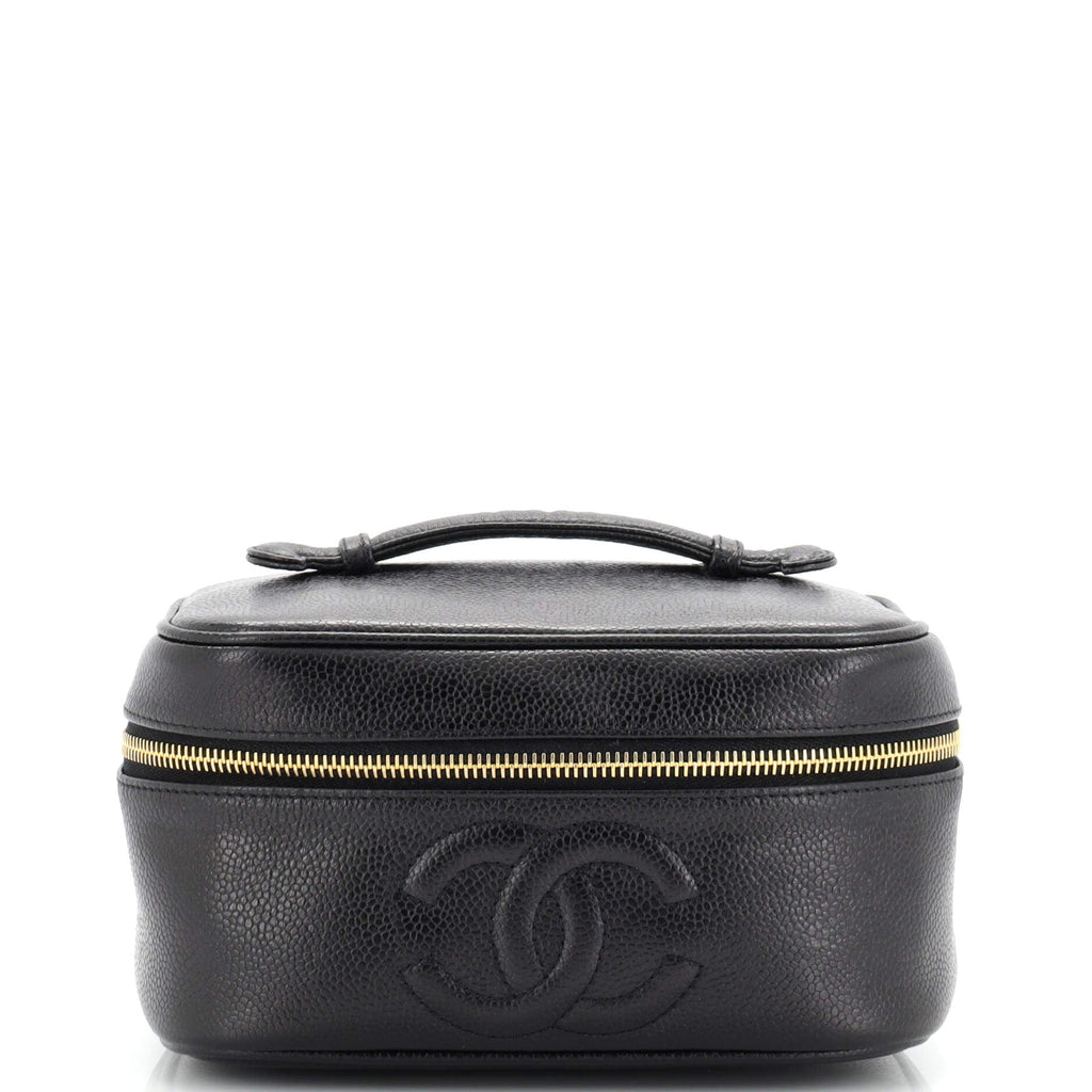 Vintage Timeless Cosmetic Case Caviar Medium