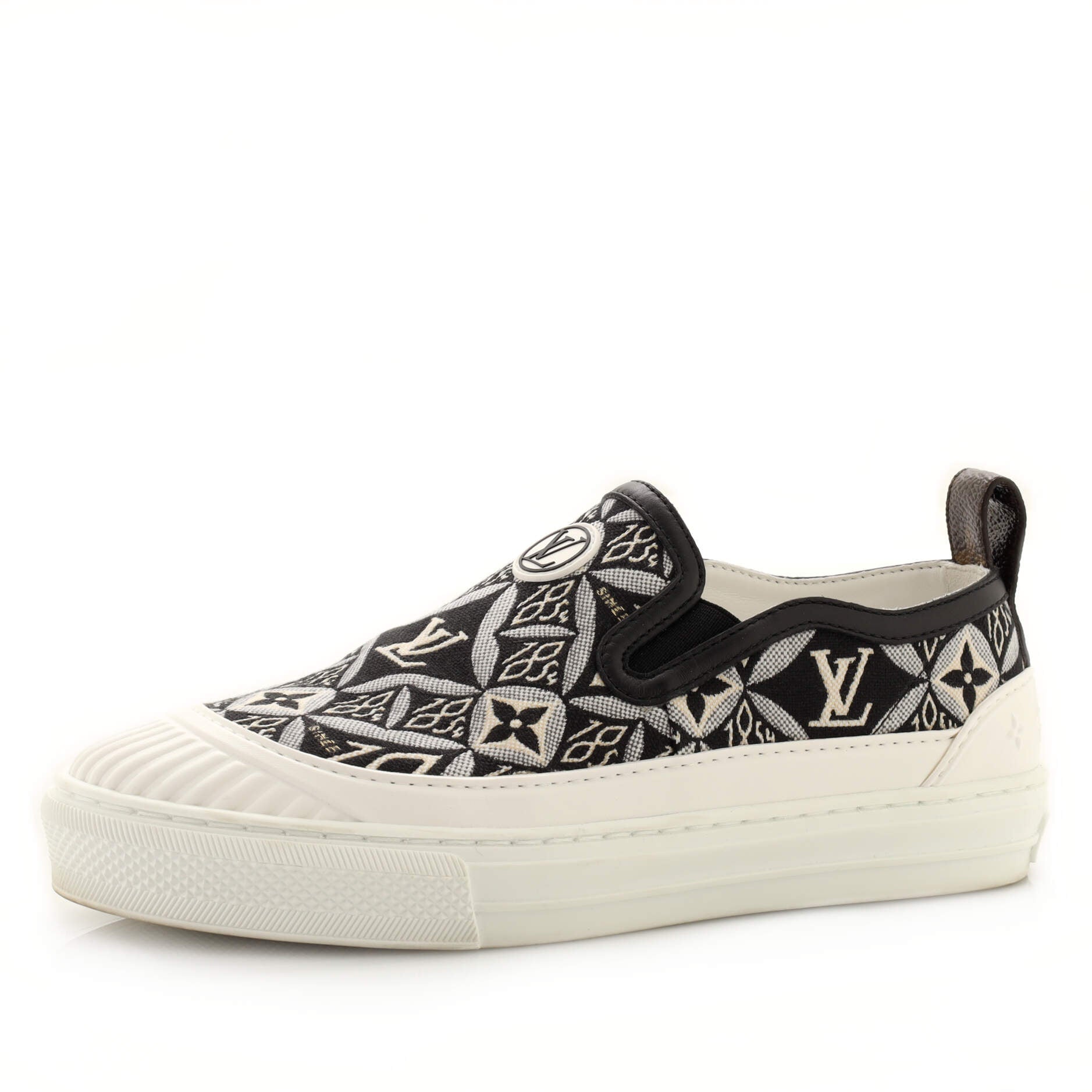 Women's Playtime Slip-On Sneakers Limited Edition Since 1854 Monogram Jacquard and Leather
