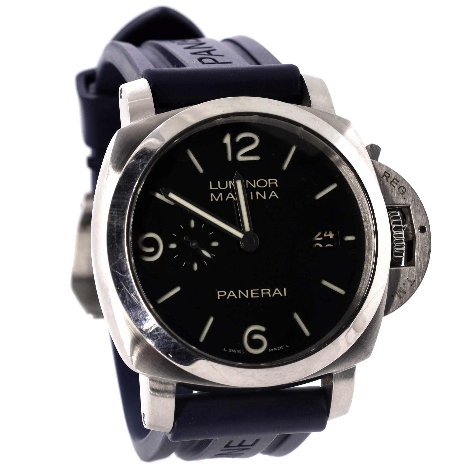 Luminor Marina 1950 3 Days Automatic Watch Stainless Steel and Rubber 44