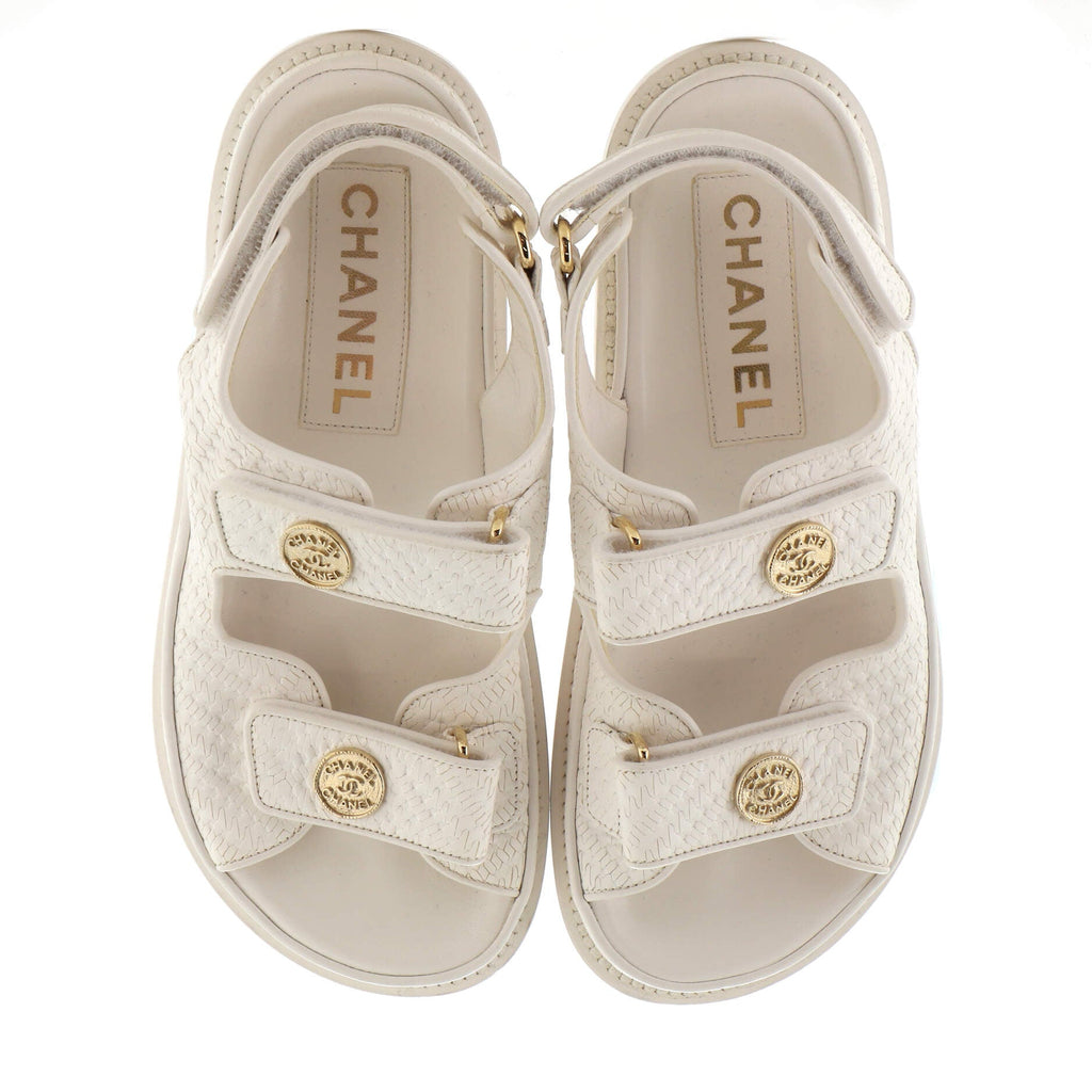 Women's Velcro Dad Sandals Printed Leather