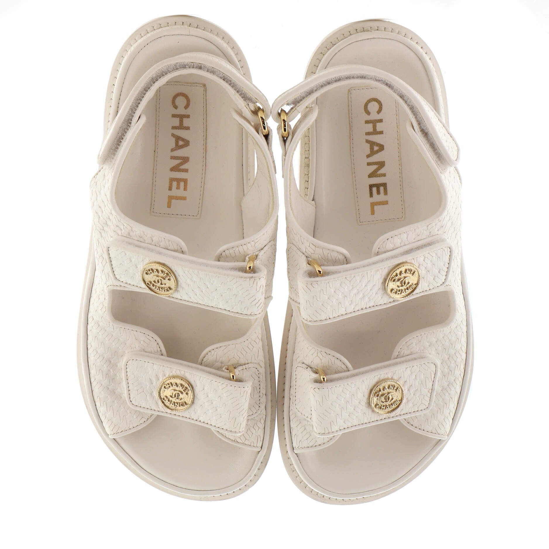 Women's Velcro Dad Sandals Printed Leather