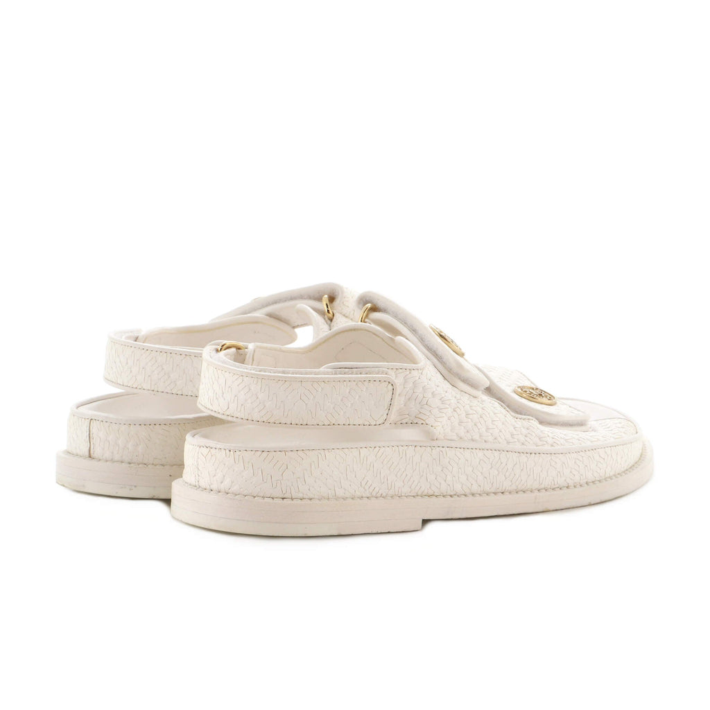 Women's Velcro Dad Sandals Printed Leather
