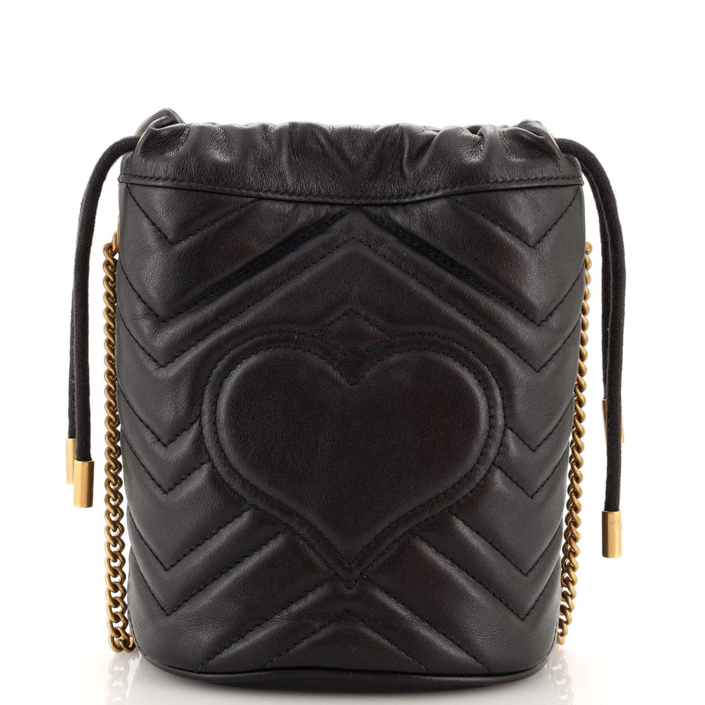 GG Marmont Bucket Bag Matelasse Leather Mini