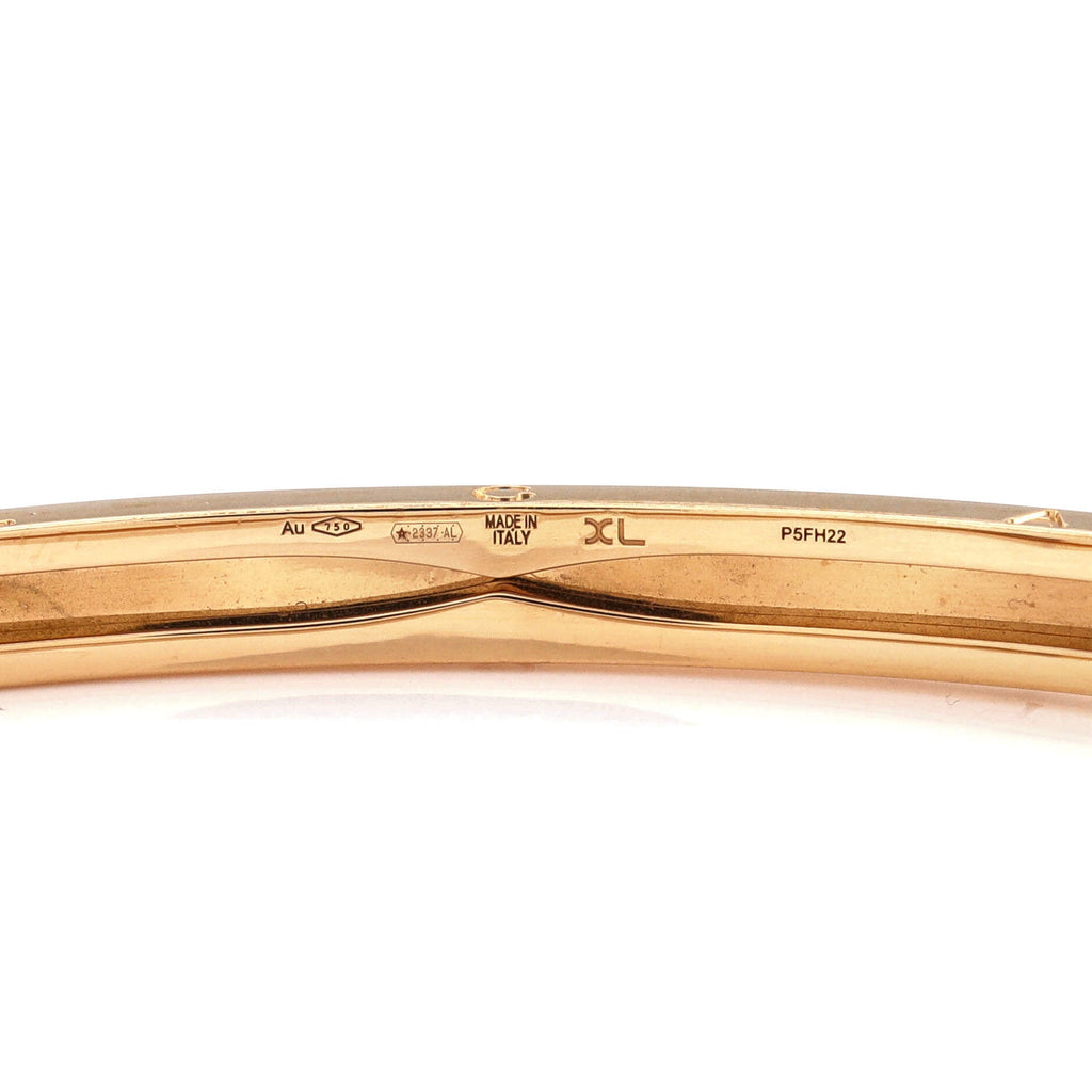 B.Zero1 Hinged Bangle Bracelet 18K Yellow Gold 5mm