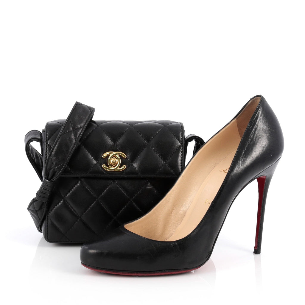 Vintage Box Flap Quilted Leather Mini
