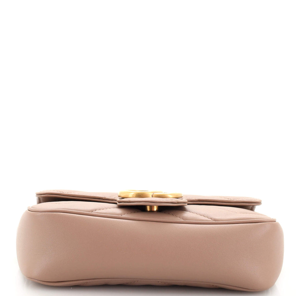 GG Marmont Flap Bag Matelasse Leather Super Mini