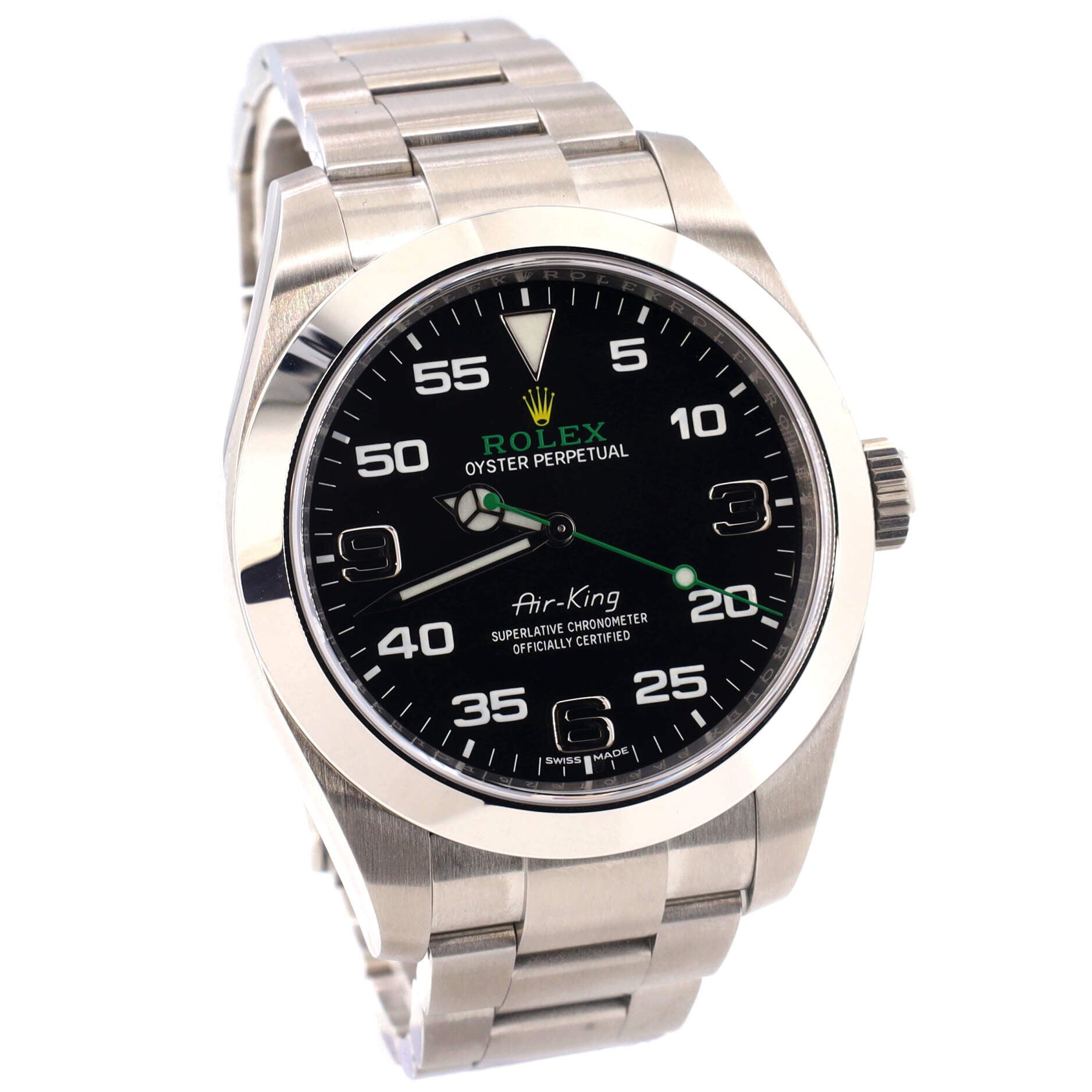 Air King Oyster Perpetual Chronometer Automatic Watch Stainless Steel 40