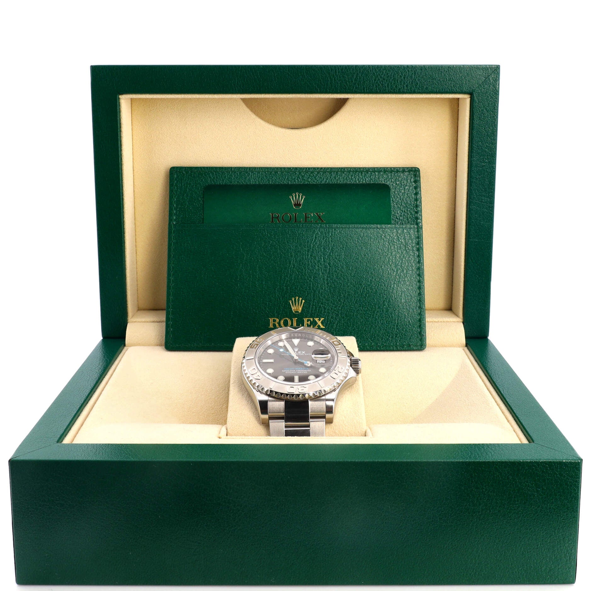 Oyster Perpetual Yacht-Master Slate Automatic Watch Stainless Steel and Platinum 40