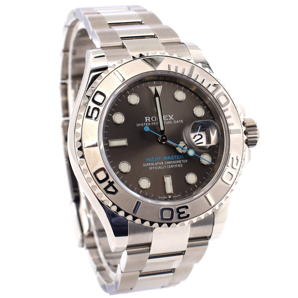 Oyster Perpetual Yacht-Master Slate Automatic Watch Stainless Steel and Platinum 40