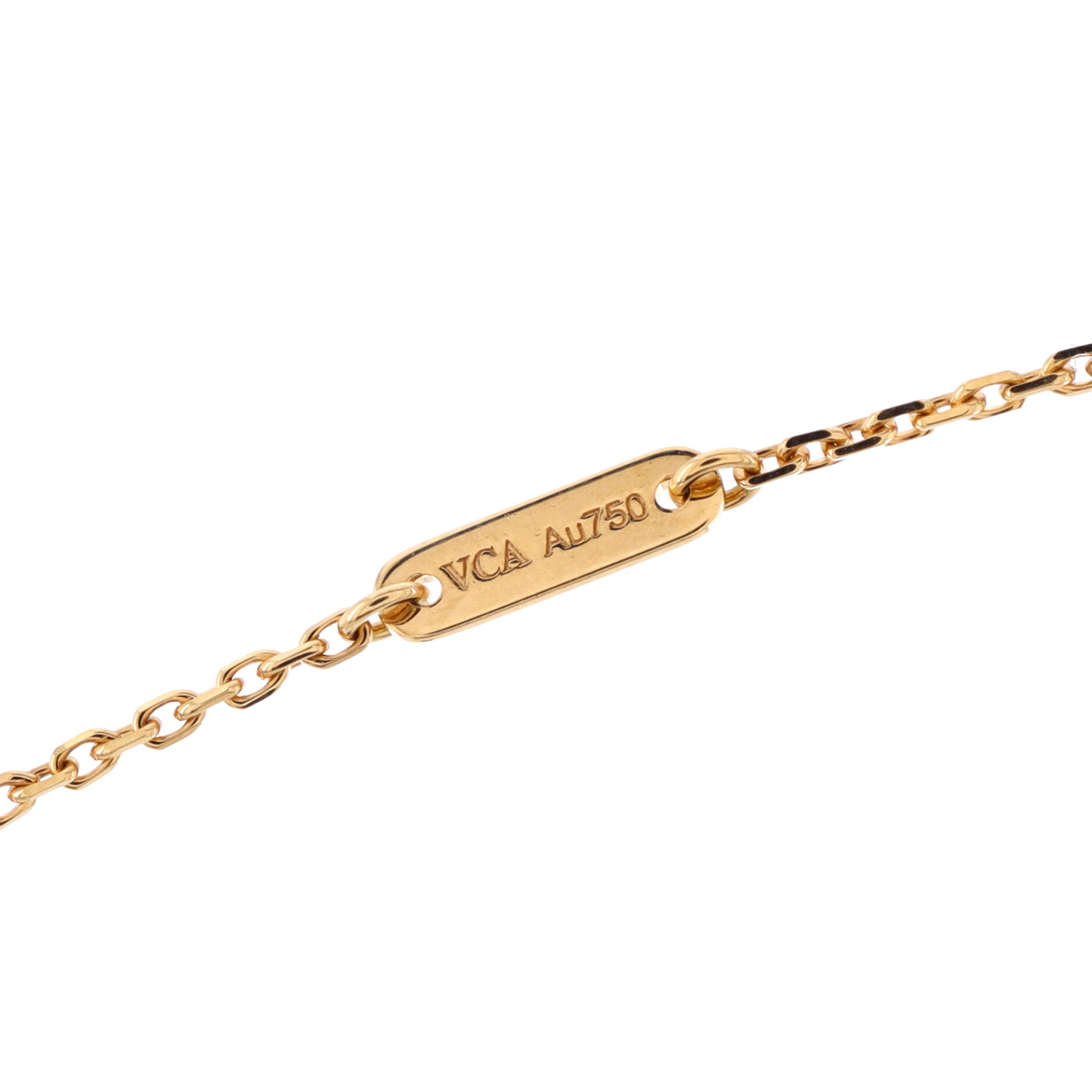 Frivole Pendant Necklace 18K Yellow Gold and Diamond Mini