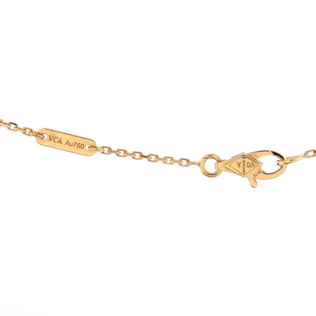 Frivole Pendant Necklace 18K Yellow Gold and Diamond Mini