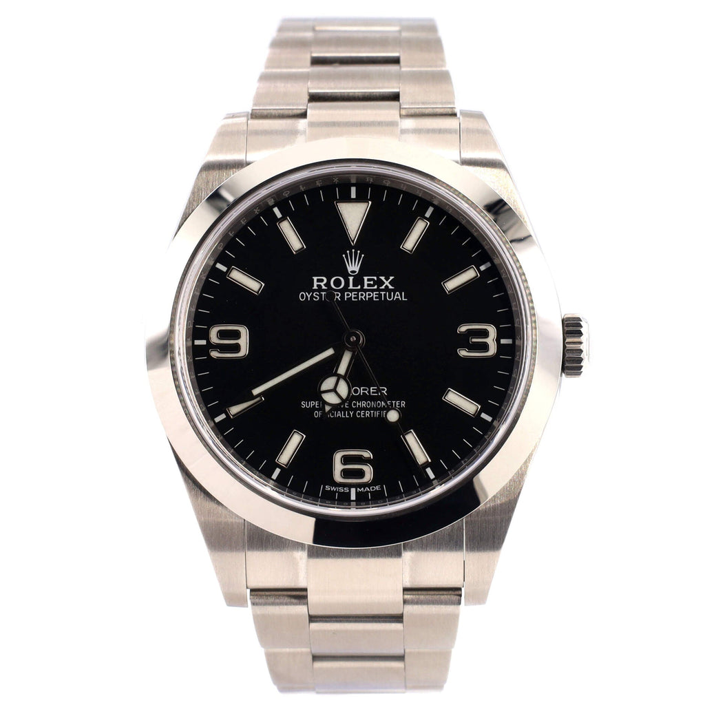 Oyster Perpetual Explorer Automatic Watch Stainless Steel 39