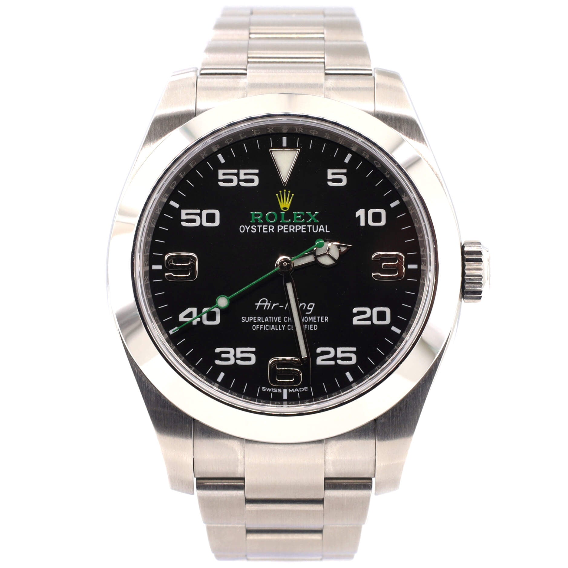 Air King Oyster Perpetual Chronometer Automatic Watch Stainless Steel 40