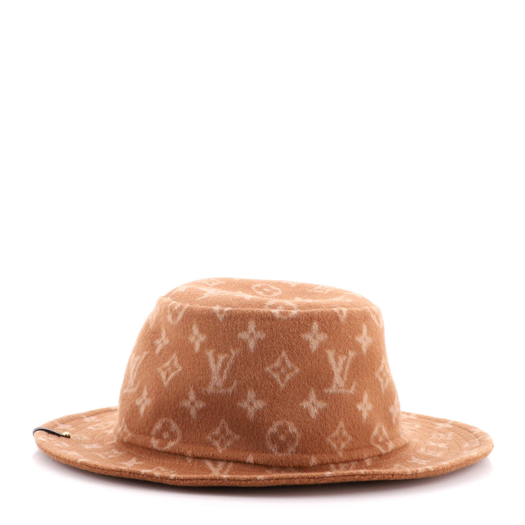 Carry On Reversible Bob Hat Monogram Wool