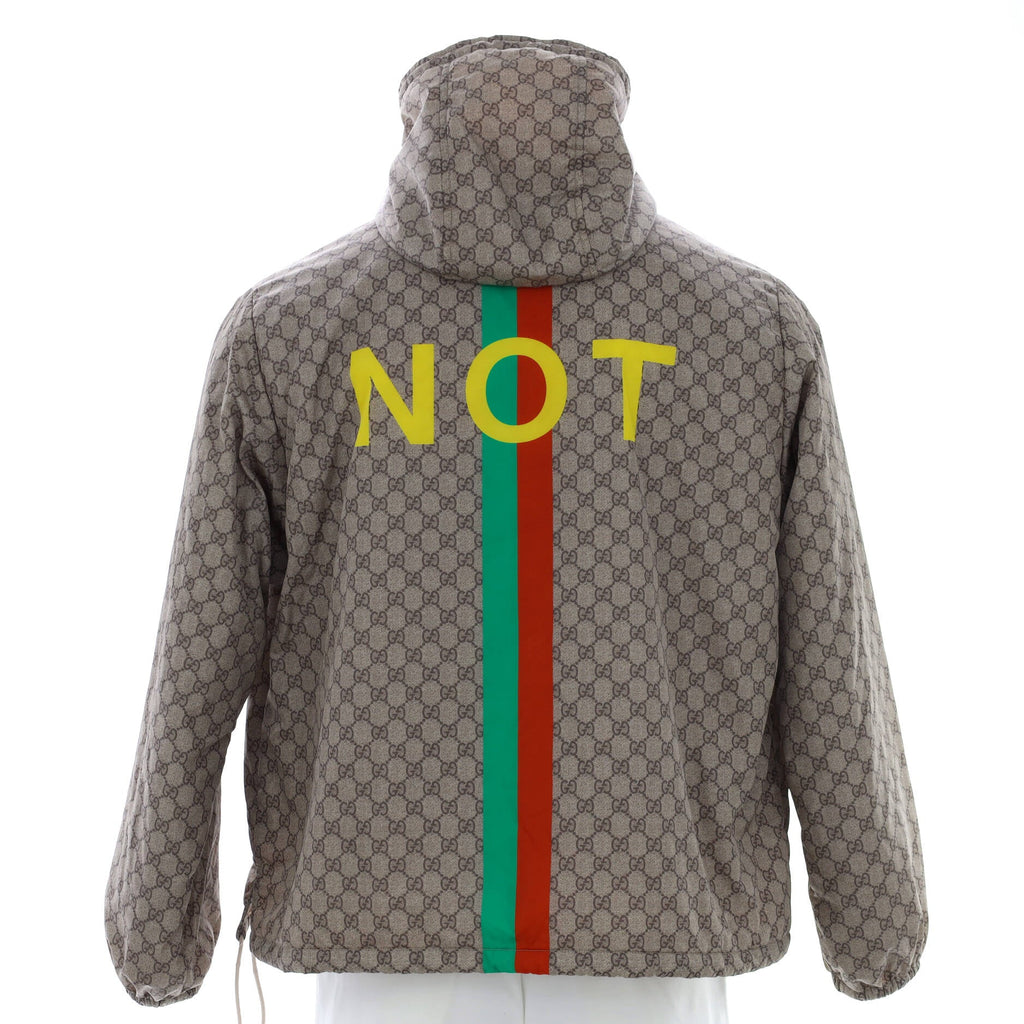 Men's Fake/Not Windbreaker Printed GG Polyamide