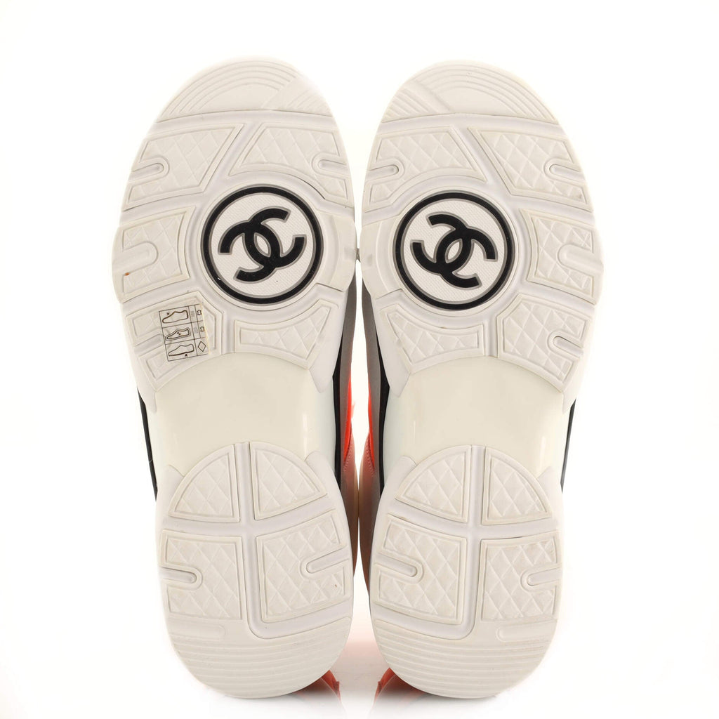 Women's CC High-Top Sneakers Leather and Neoprene