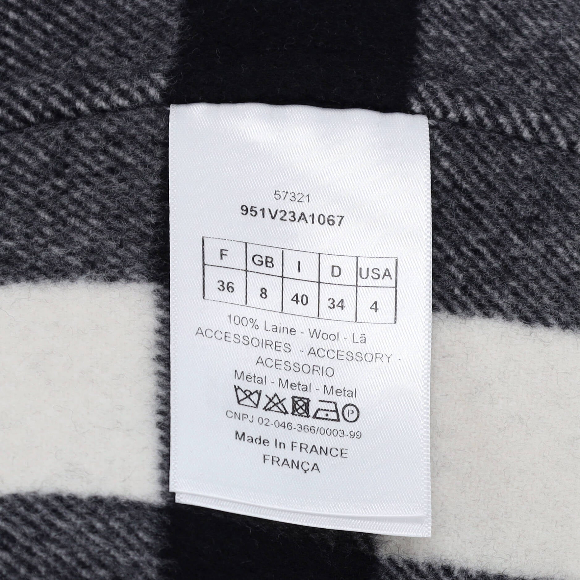 Women's Double Breasted Peacoat Printed Wool