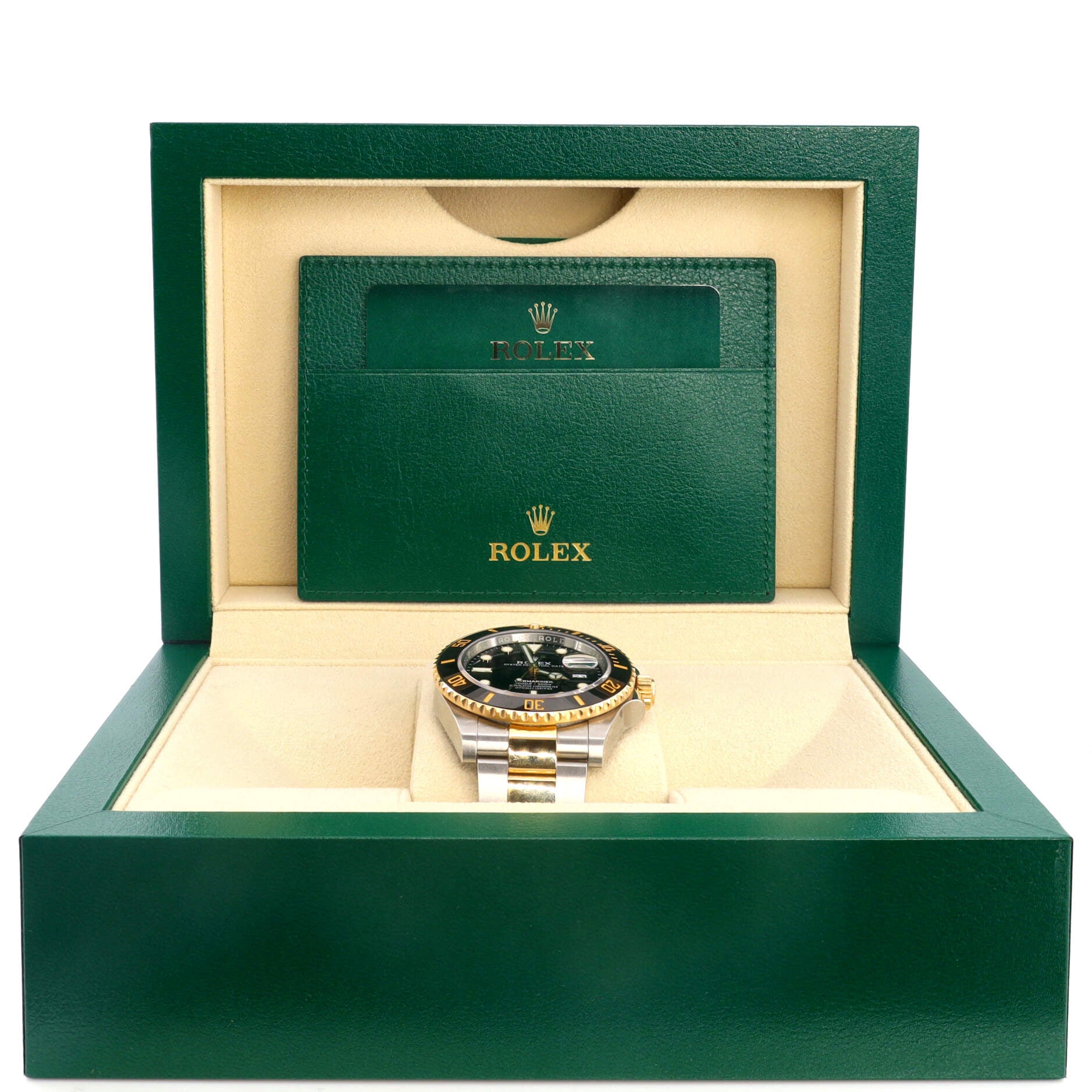 Oyster Perpetual Submariner Date Automatic Watch Stainless Steel and Cerachrom with Yellow Gold 41