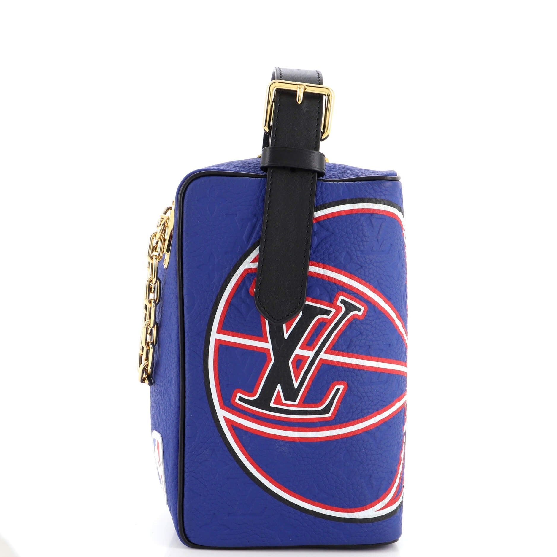 LV x NBA Cloakroom Dopp Kit Printed Monogram Taurillon Leather